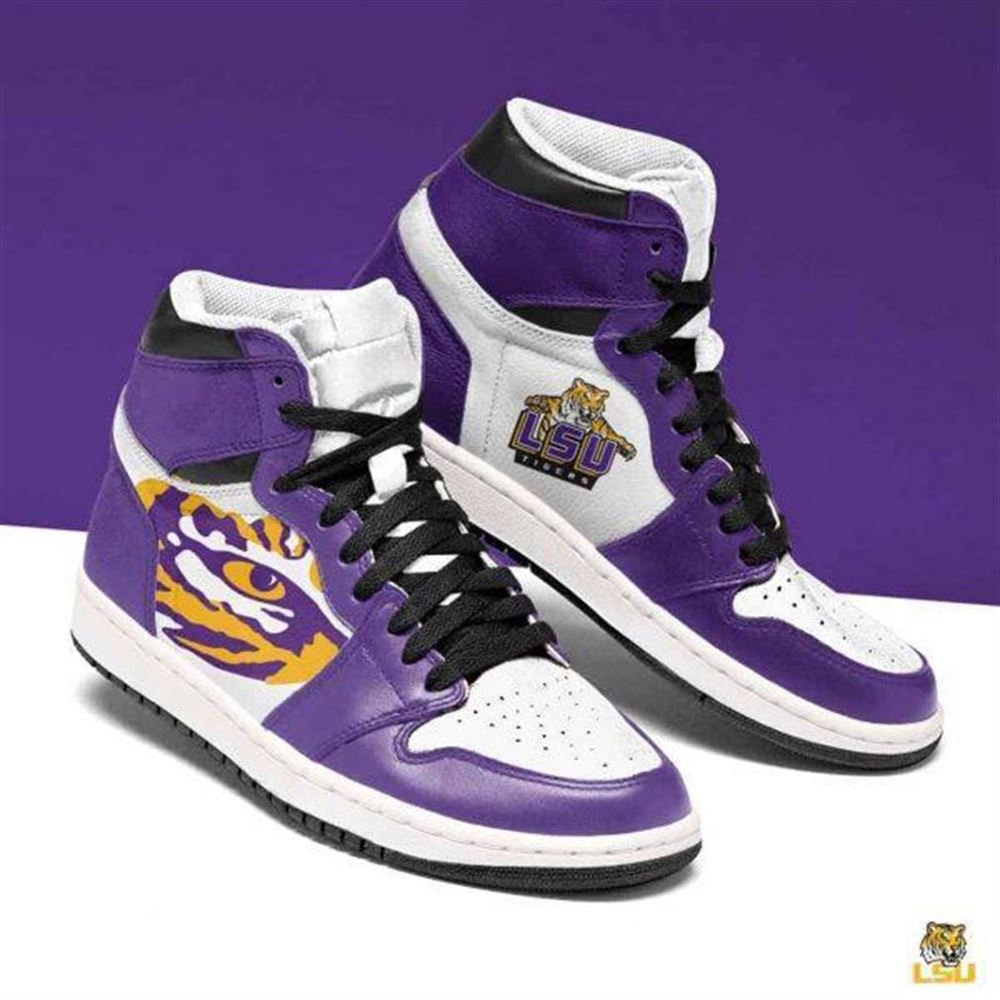 Lsu Tigers Ncaa Air Jordan Shoes Sport Sneaker Boots Shoes