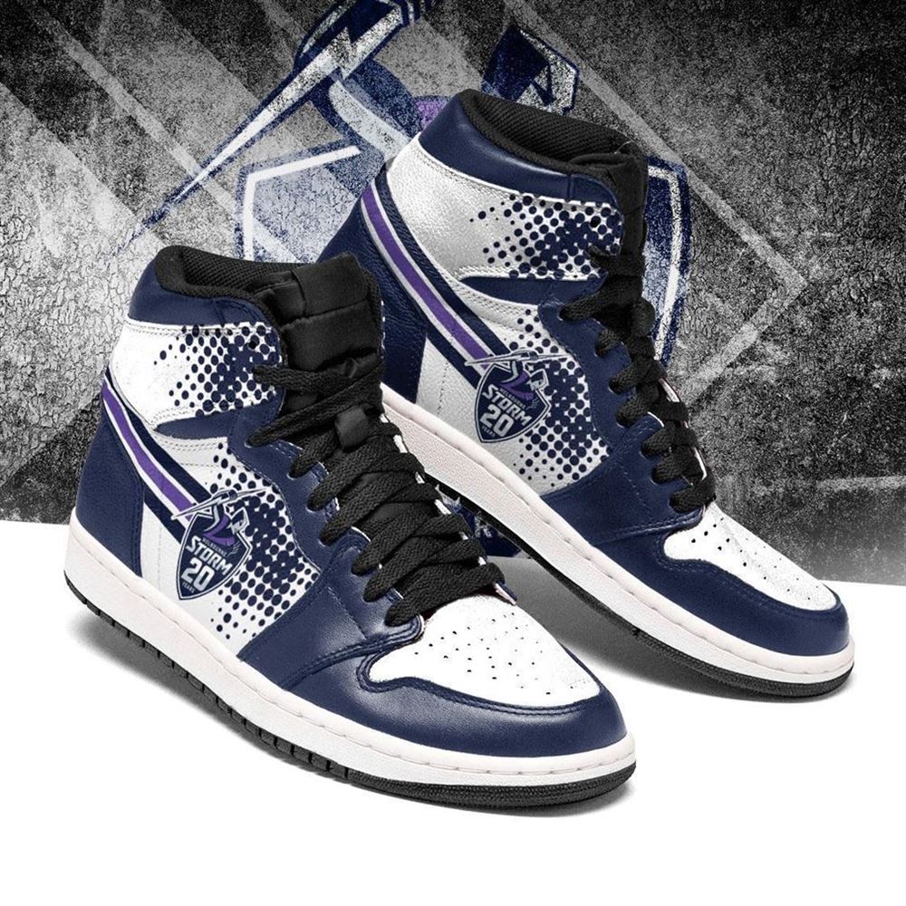 Melbourne Storm Nrl Air Jordan Shoes Sport Sneaker Boots Shoes