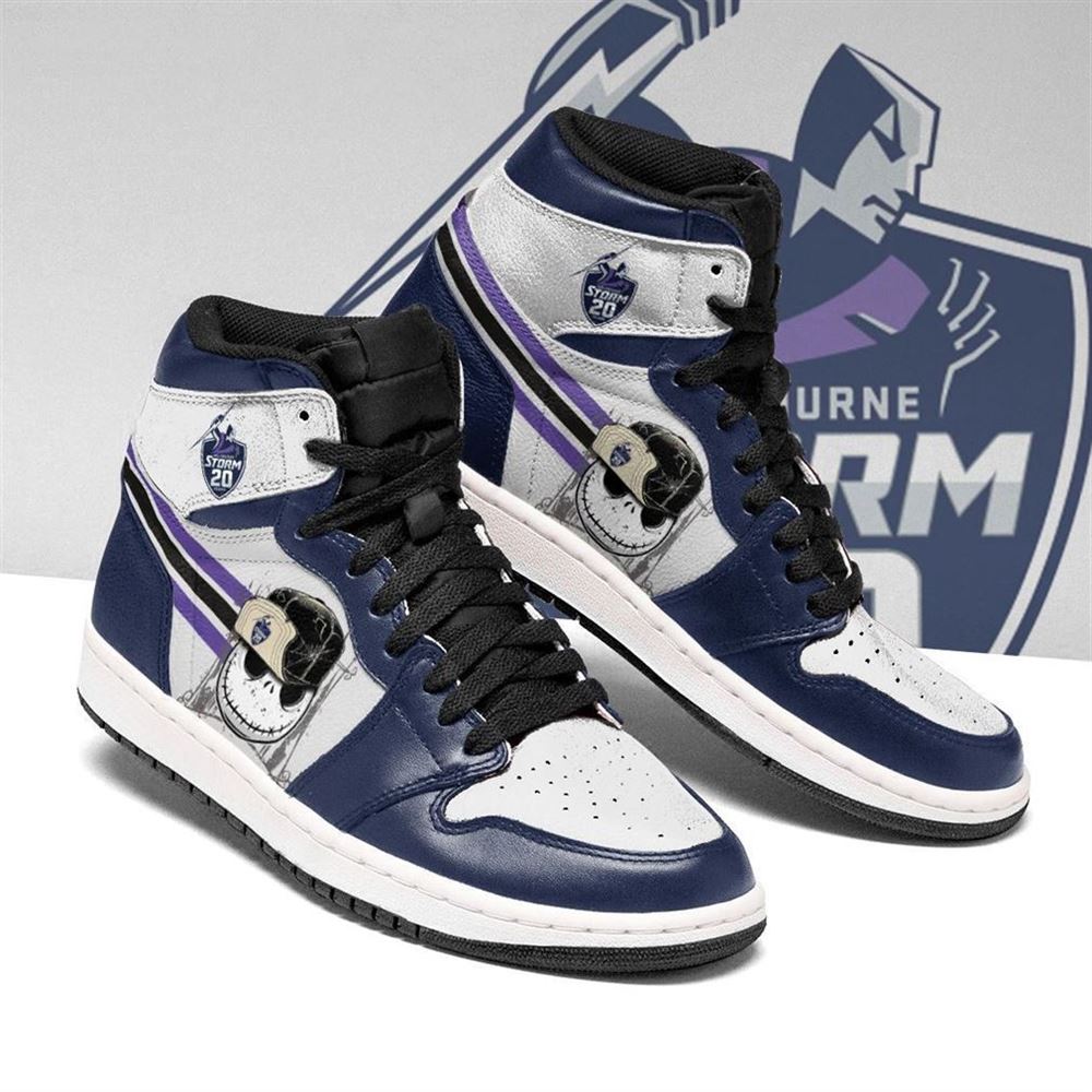 Melbourne Storm Nrl Football Air Jordan Shoes Sport V4 Sneaker Boots Shoes