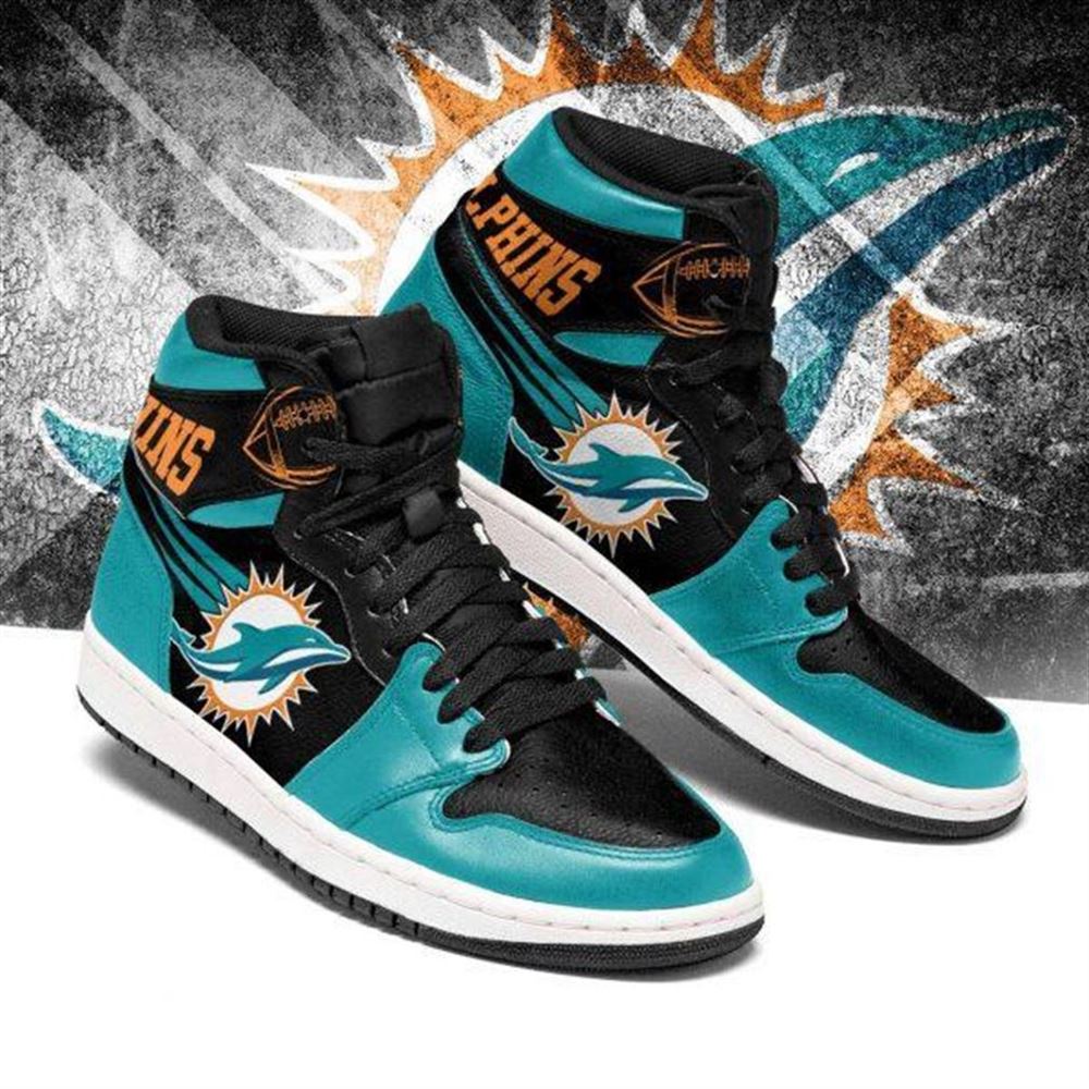 Miami Dolphins Nfl Football Air Jordan Shoes Sport V3 Sneaker Boots Shoes