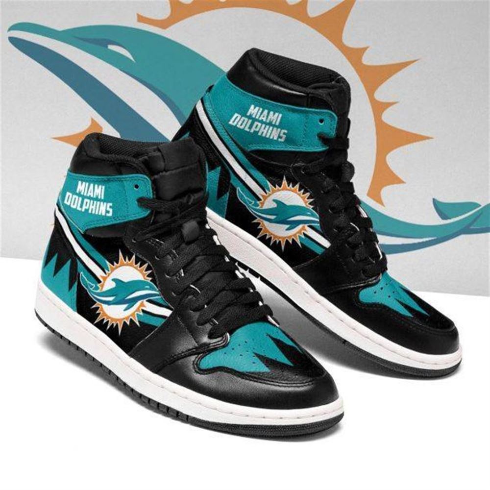 Miami Dolphins Nfl Football Air Jordan Sneaker Boots Shoes