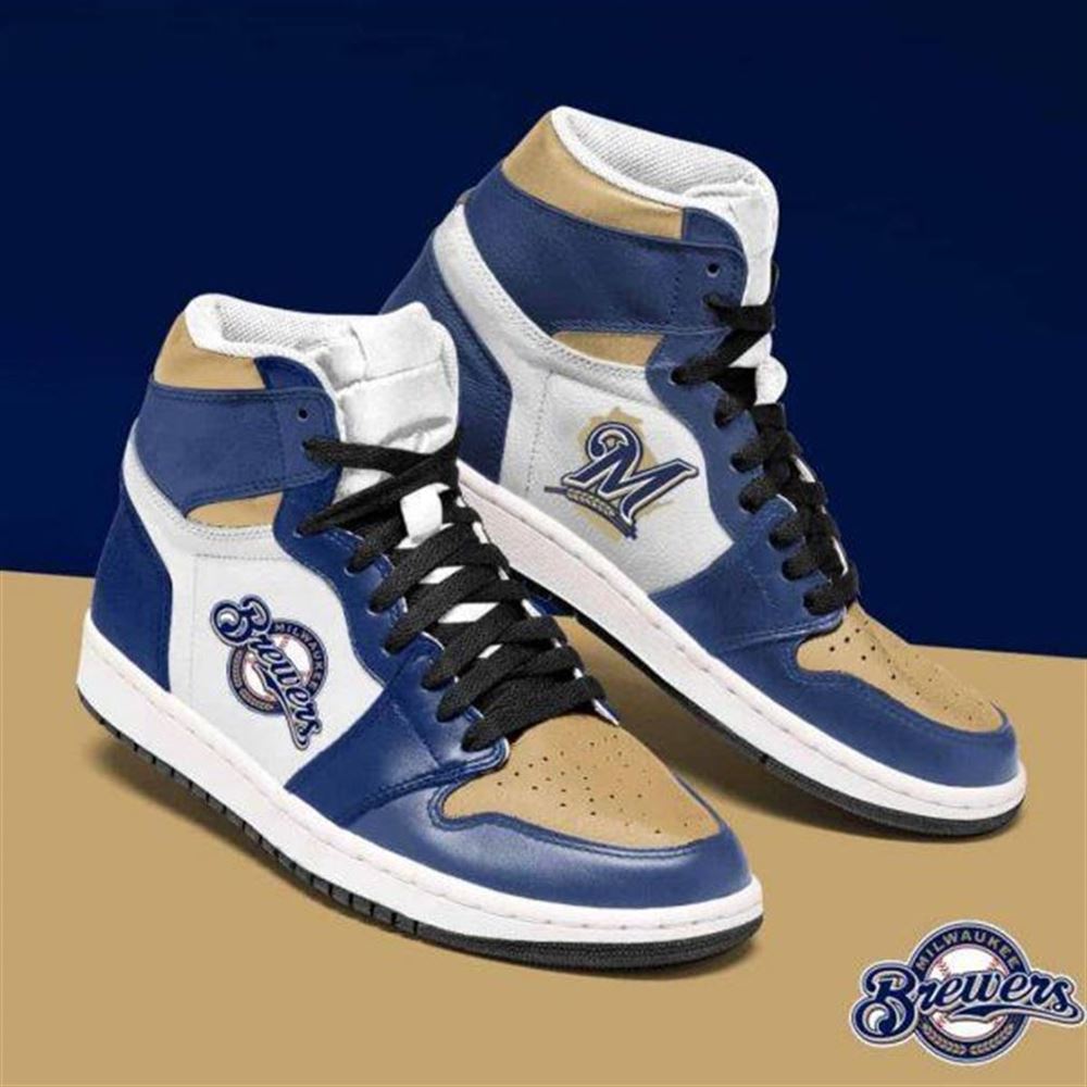 Milwaukee Brewers Mlb Baseball Air Jordan Sneaker Boots Shoes