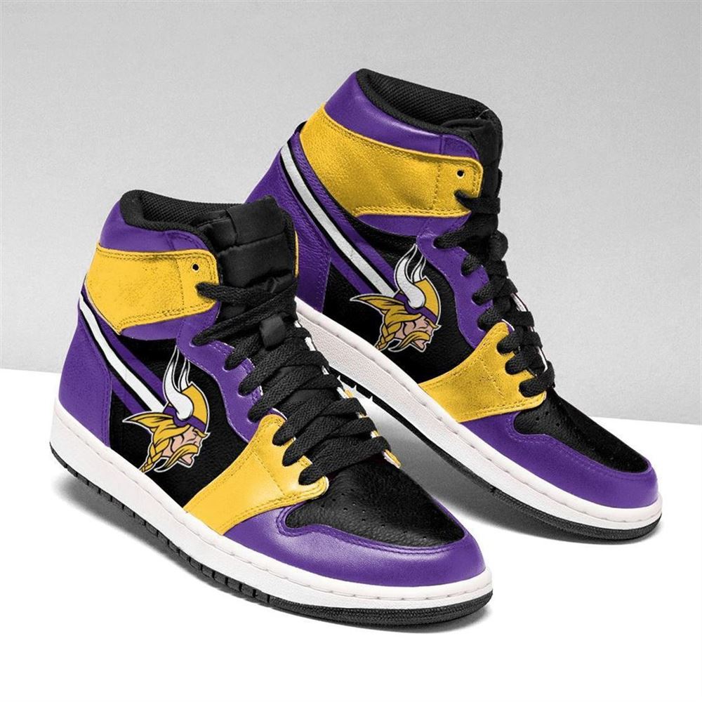 Minnesota Vikings Nfl Air Jordan Shoes Sport Sneaker Boots Shoes