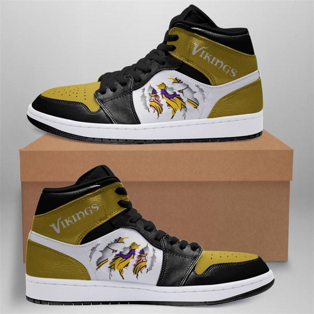 Minnesota Vikings Nfl Air Jordan Sneaker Boots Shoes