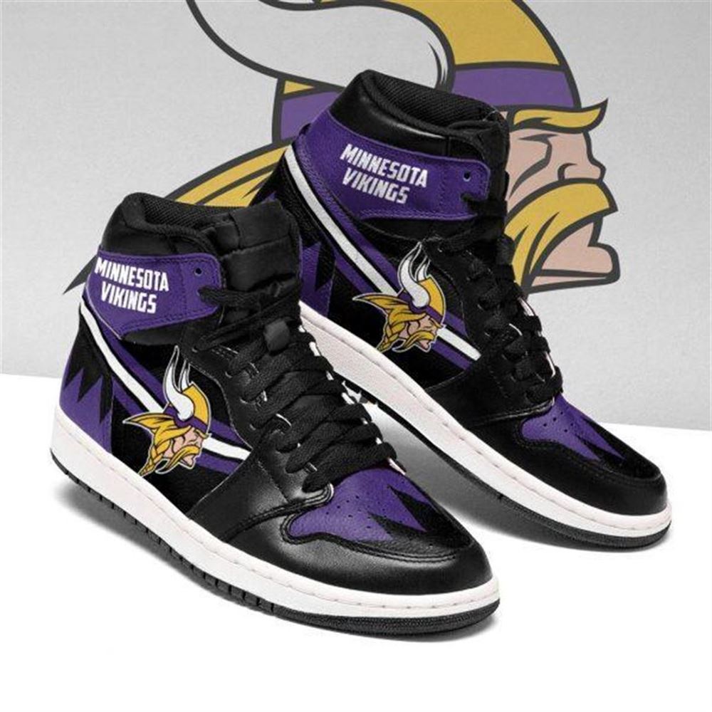 Minnesota Vikings Nfl Football Air Jordan Shoes Sport V7 Sneaker Boots Shoes