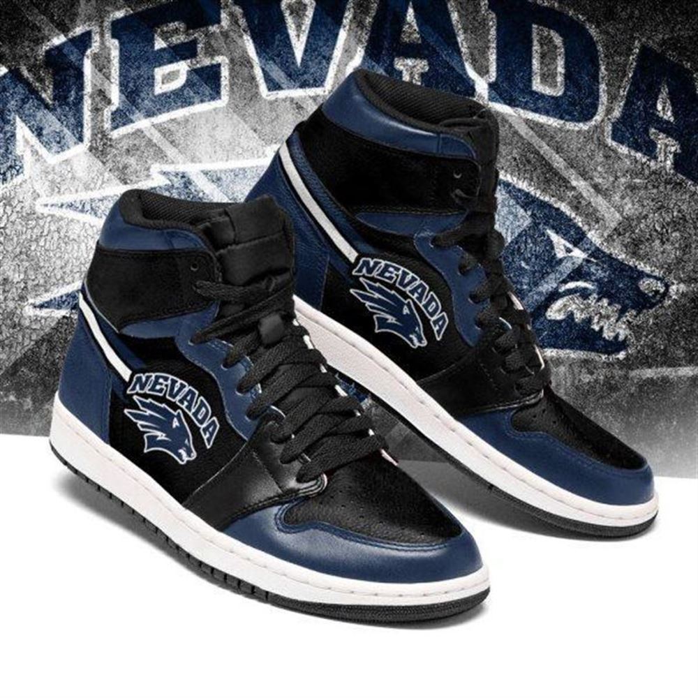 Nevada Wolf Pack Ncaa Air Jordan Sneaker Boots Shoes