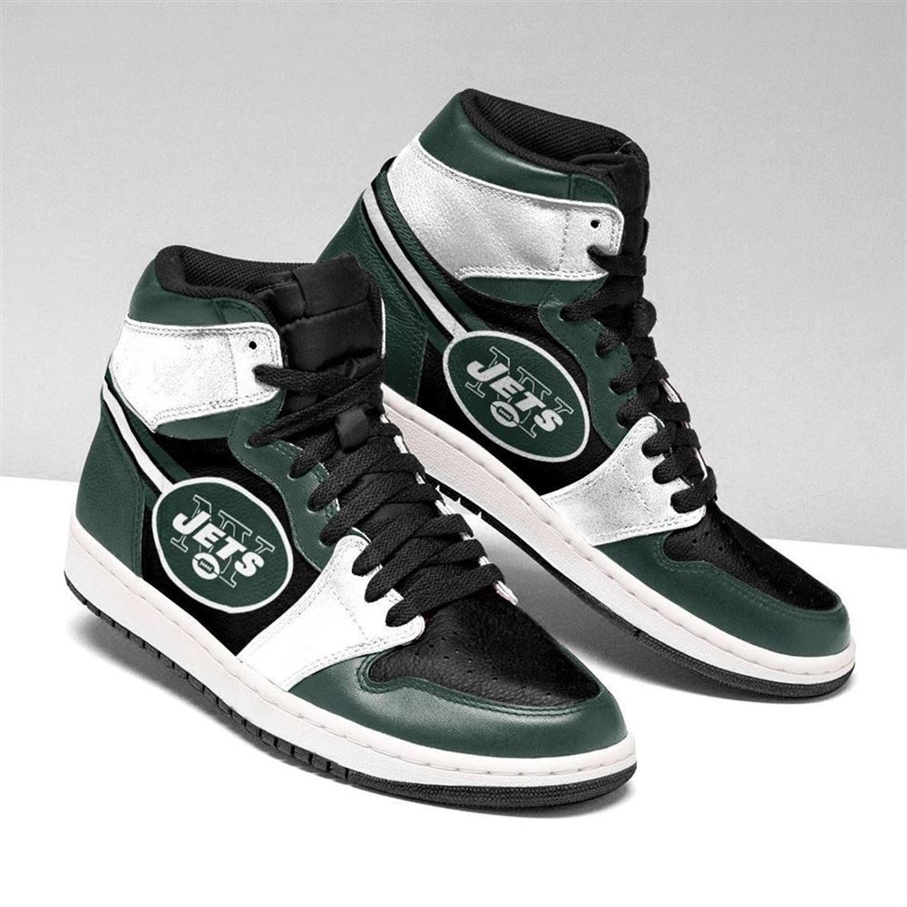 New York Jets Nfl Football Air Jordan Shoes Sport Sneaker Boots Shoes