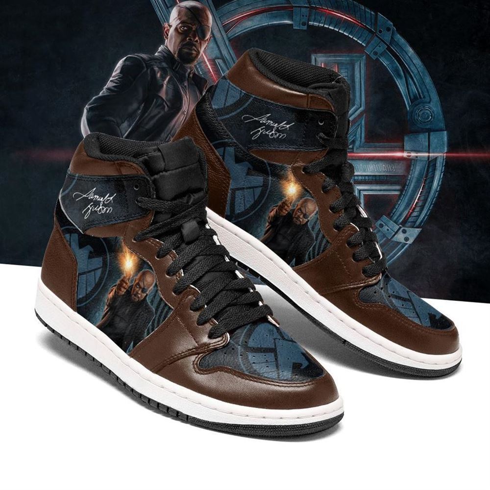 Nick Fury Marvel Air Jordan Shoes Sport Sneaker Boots Shoes