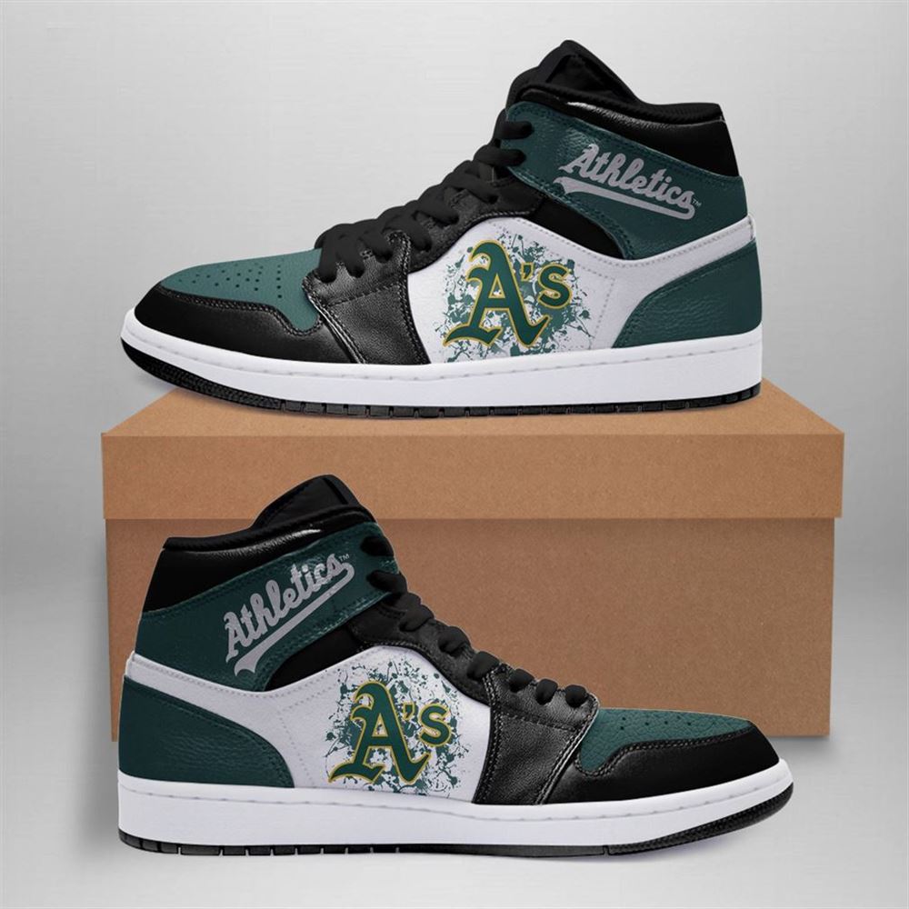 Oakland Athletics Mlb Air Jordan Basketball Shoes Sport Sneaker Boots Shoes