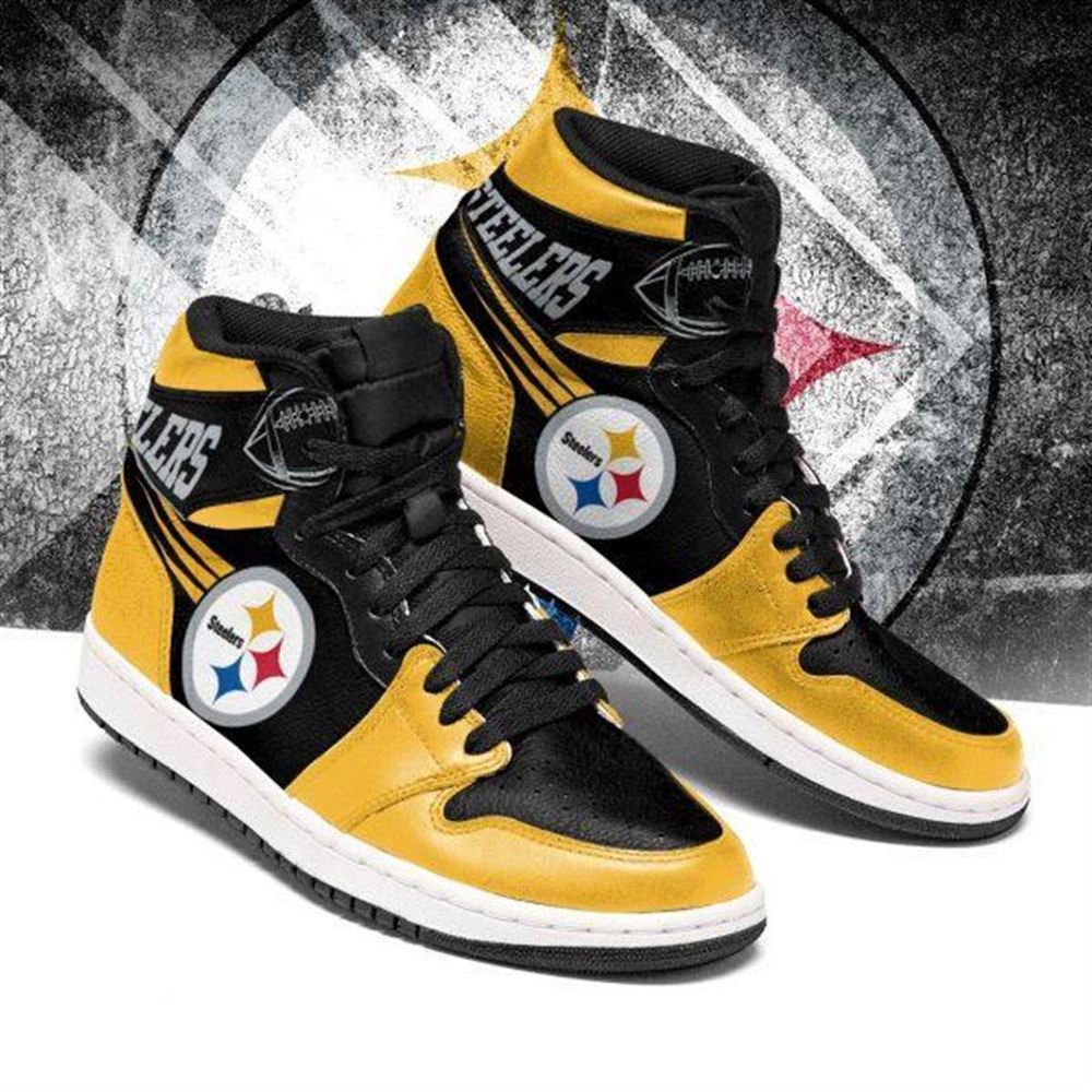 Pittsburgh Steelers Nfl Football Air Jordan Shoes Sport V4 Sneaker Boots Shoes