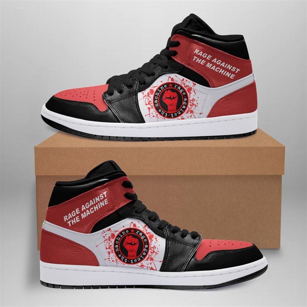 Rage Against The Machine Rock Band Air Jordan Sneaker Boots Shoes