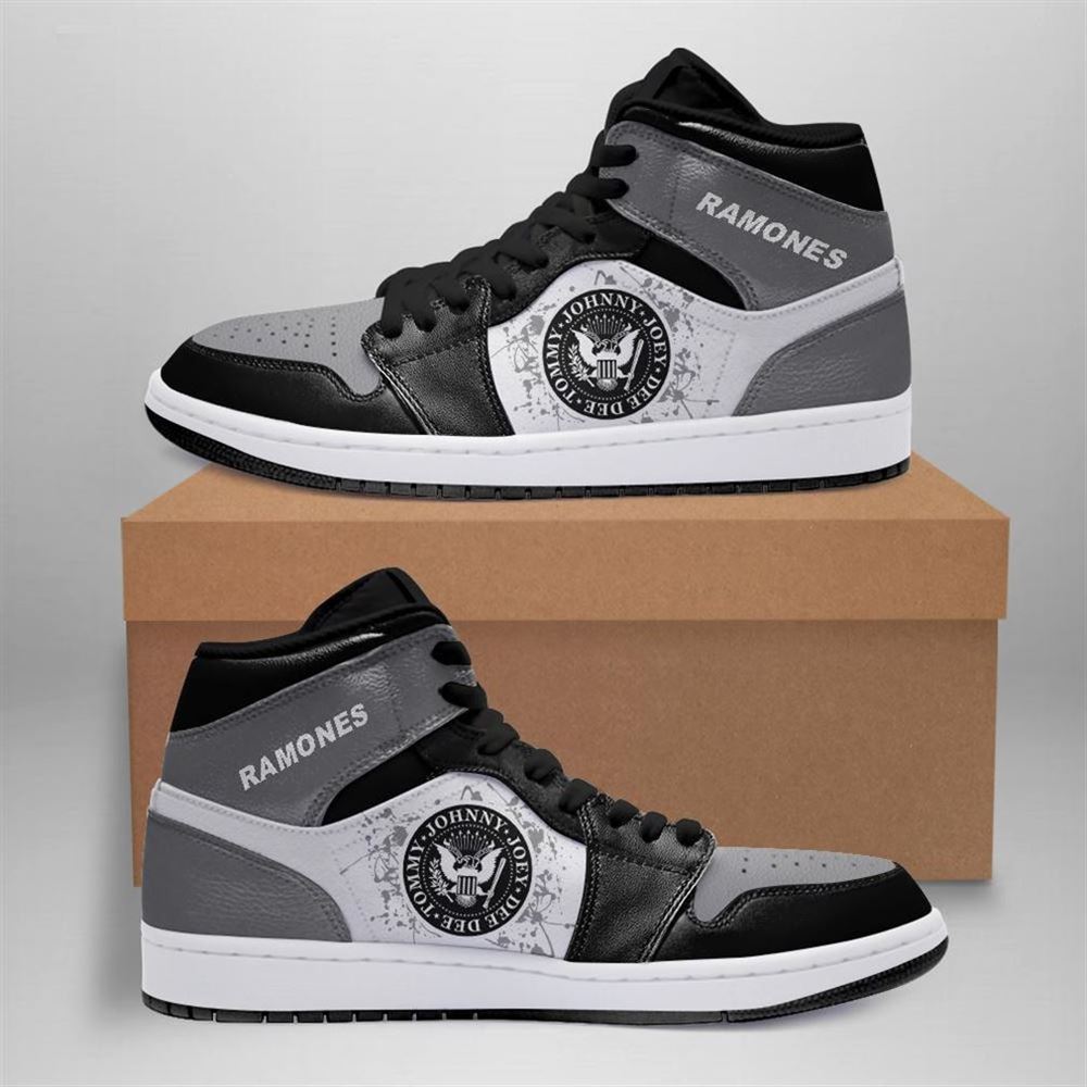 Ramones Rock Band Air Jordan Sneaker Boots Shoes