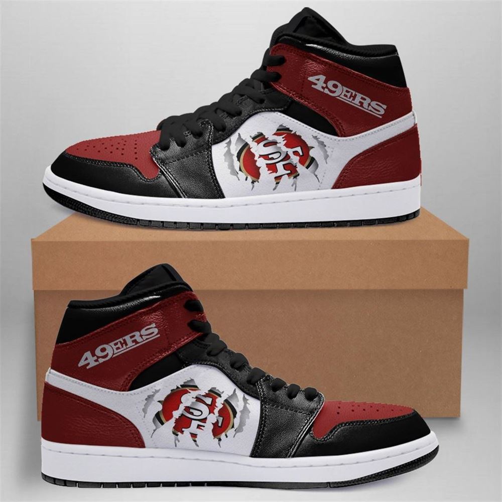 San Francisco 49ers Nfl Air Jordan Shoes Sport Sneaker Boots Shoes