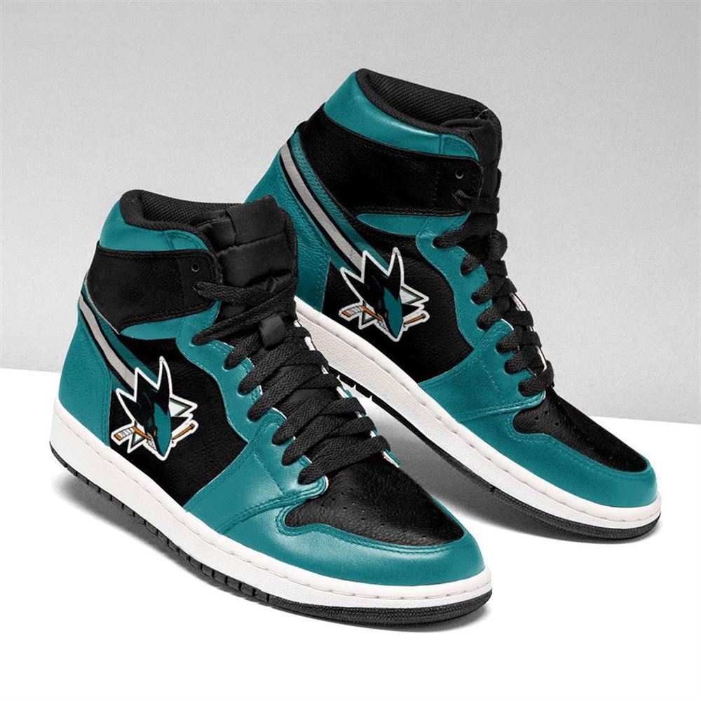 San Jose Sharks Nhl Air Jordan Sneaker Boots Shoes