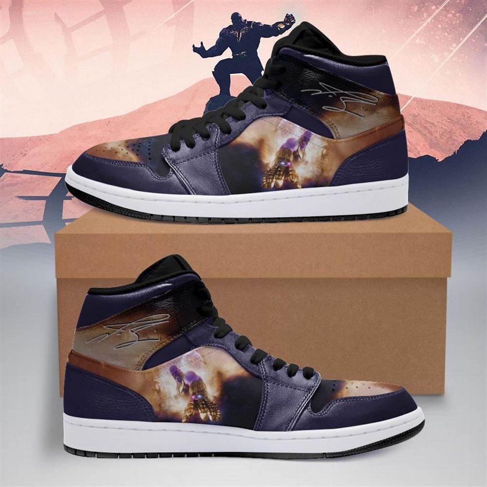 Thanos Marvel Air Jordan Shoes Sport Sneaker Boots Shoes