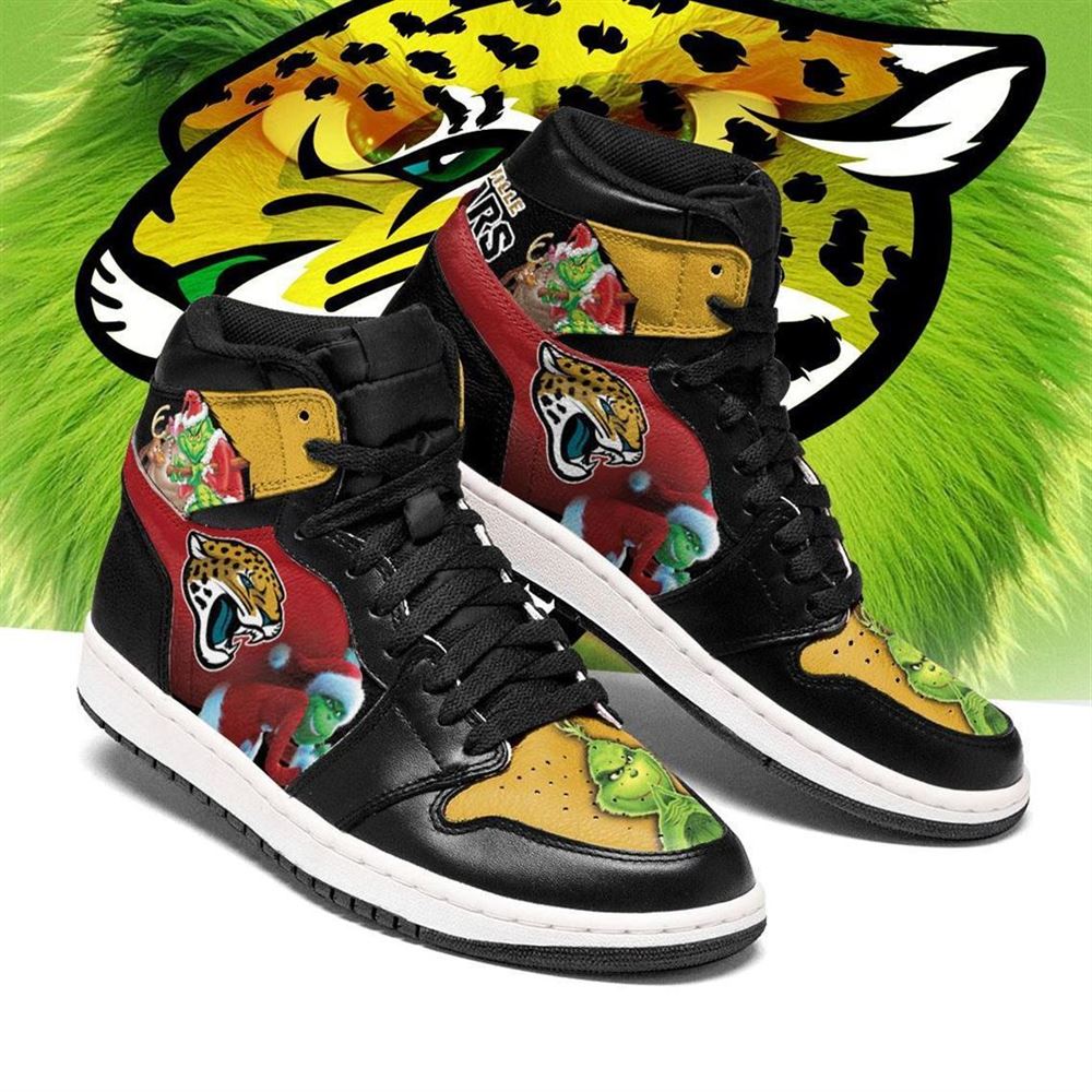 The Grinch Jacksonville Jaguars Nfl Air Jordan Shoes Sport Sneaker Boots Shoes