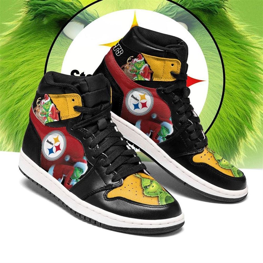 The Grinch Pittsburgh Steelers Nfl Air Jordan Shoes Sport Sneaker Boots Shoes