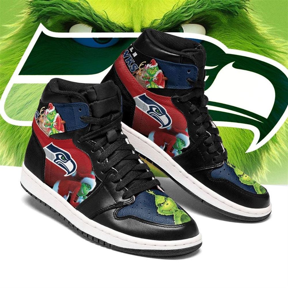 The Grinch Seattle Seahawks Nfl Air Jordan Shoes Sport Sneaker Boots Shoes