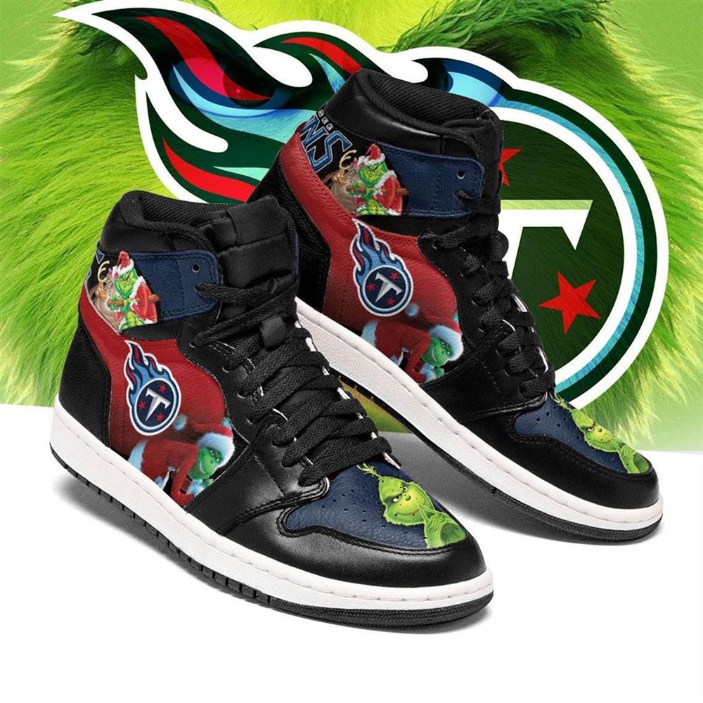 The Grinch Tennessee Titans Nfl Air Jordan Shoes Sport Sneaker Boots Shoes