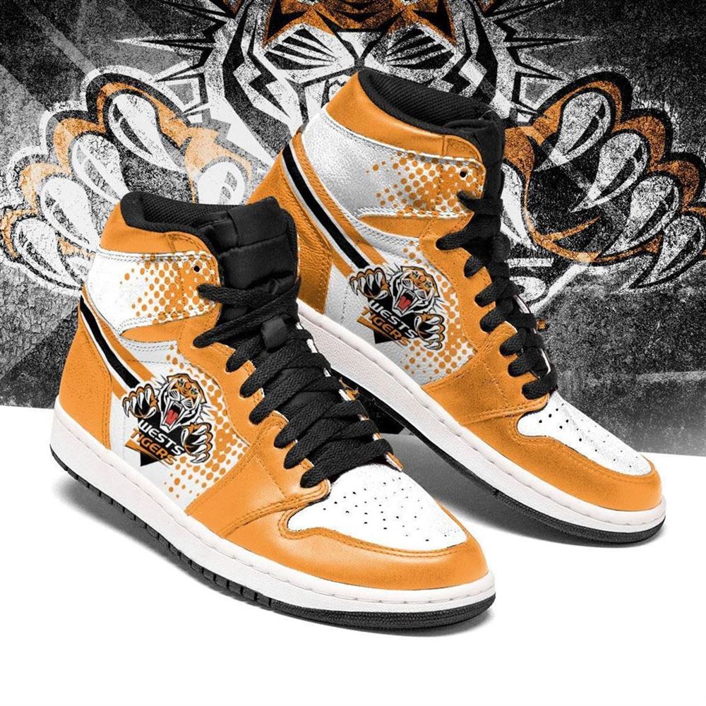 Wests Tigers Nrl Air Jordan Shoes Sport Sneaker Boots Shoes