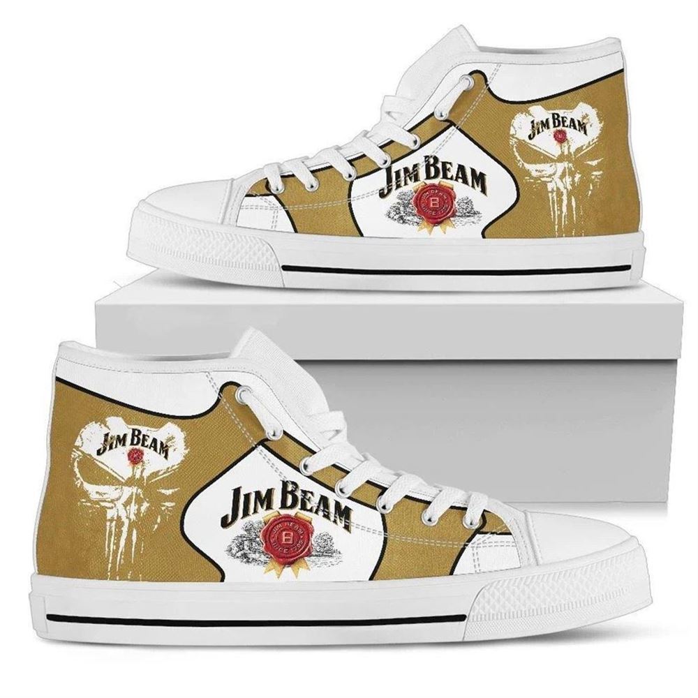 Jim Beam High Top Vans Shoes