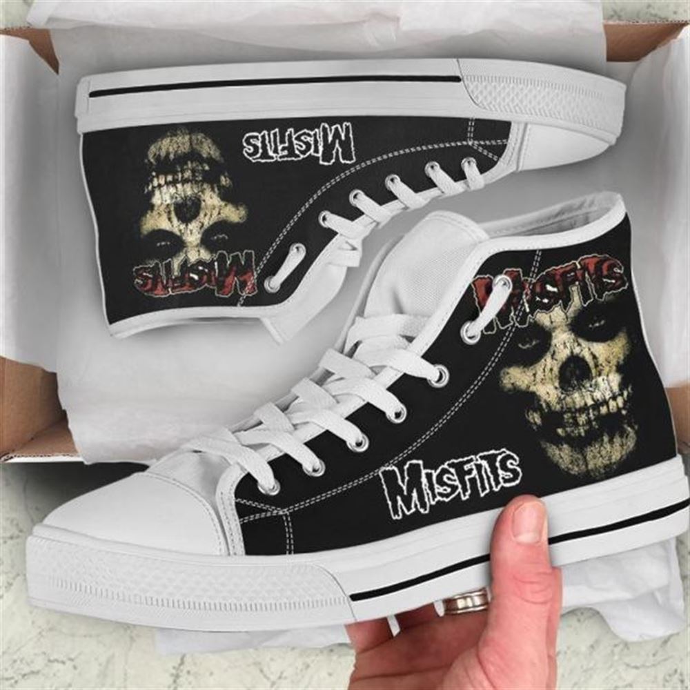 Misfits High Top Vans Shoes