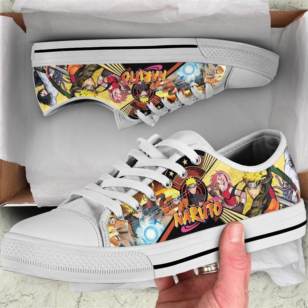 Naruto Low Top Vans Shoes