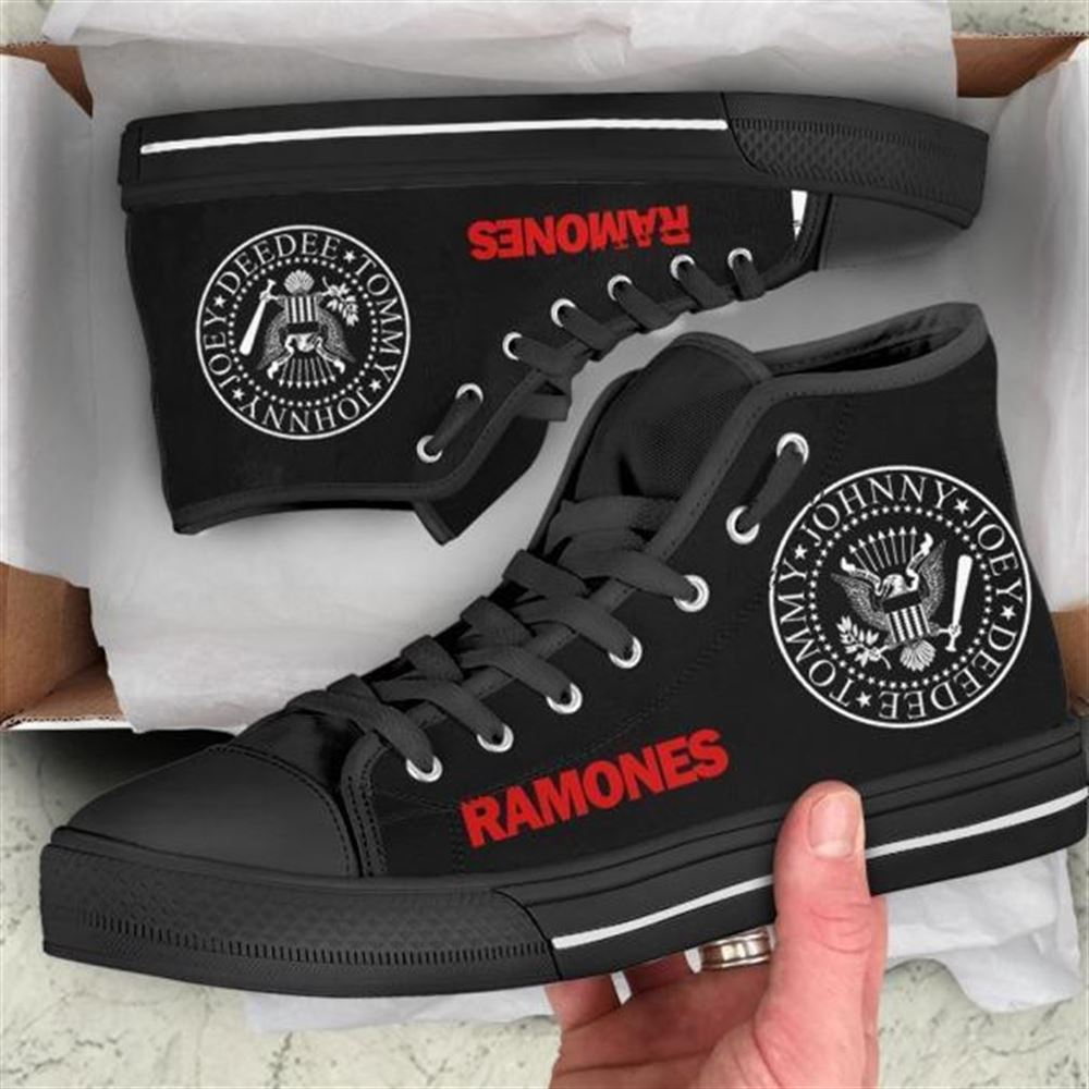 Ramones High Top Vans Shoes