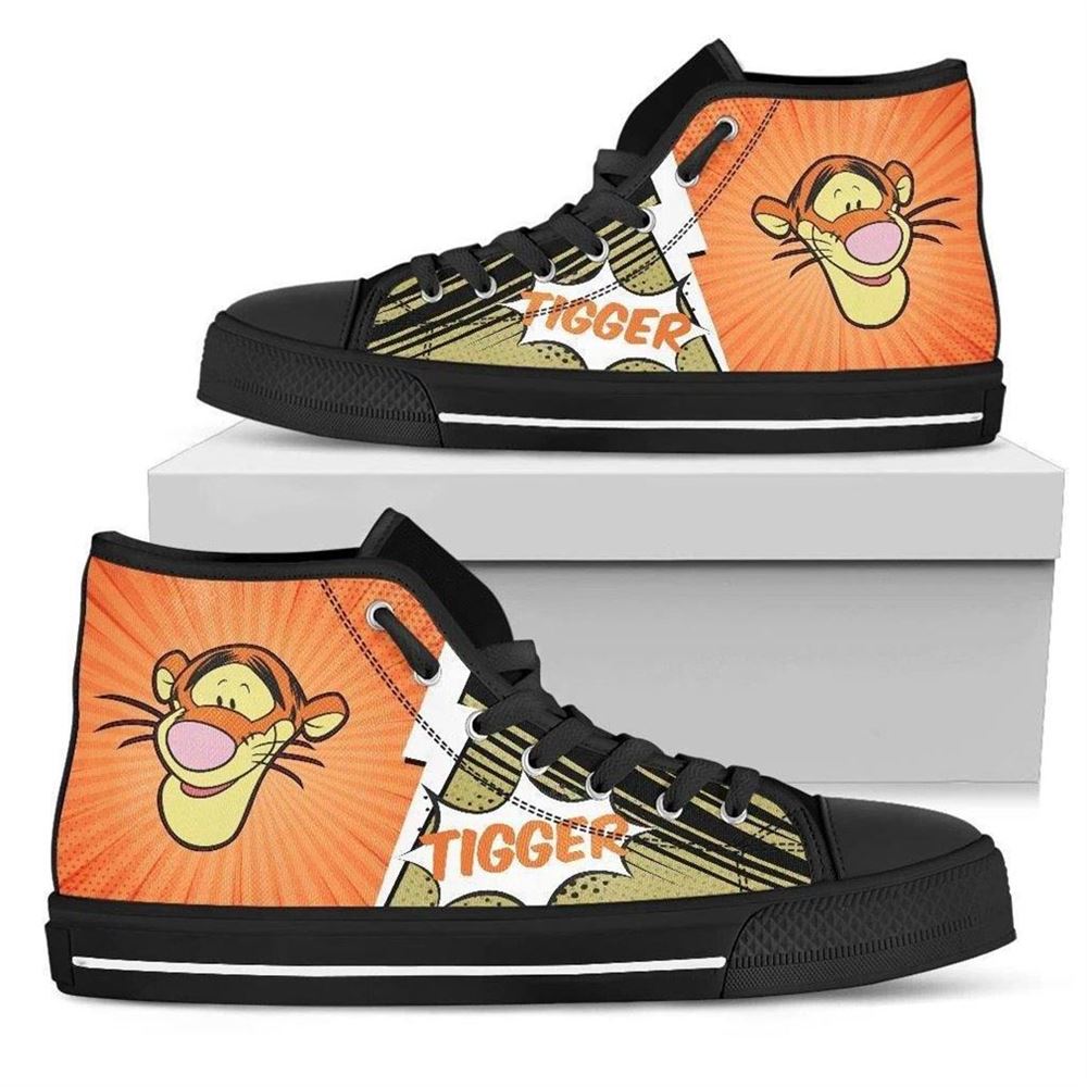 Tigger High Top Vans Shoes