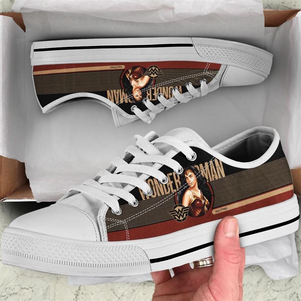 Wonder Woman Low Top Vans Shoes