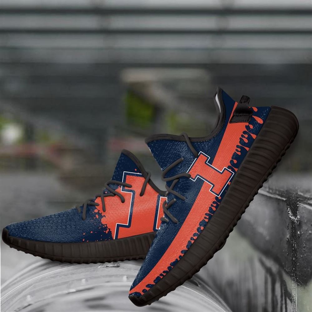 Illinois Fighting Illini Ncaa Yeezy Sneakers Shoes