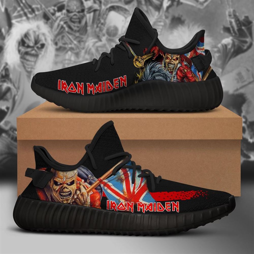 Iron Maiden Tropper Band Runing Yeezy Sneakers Shoes