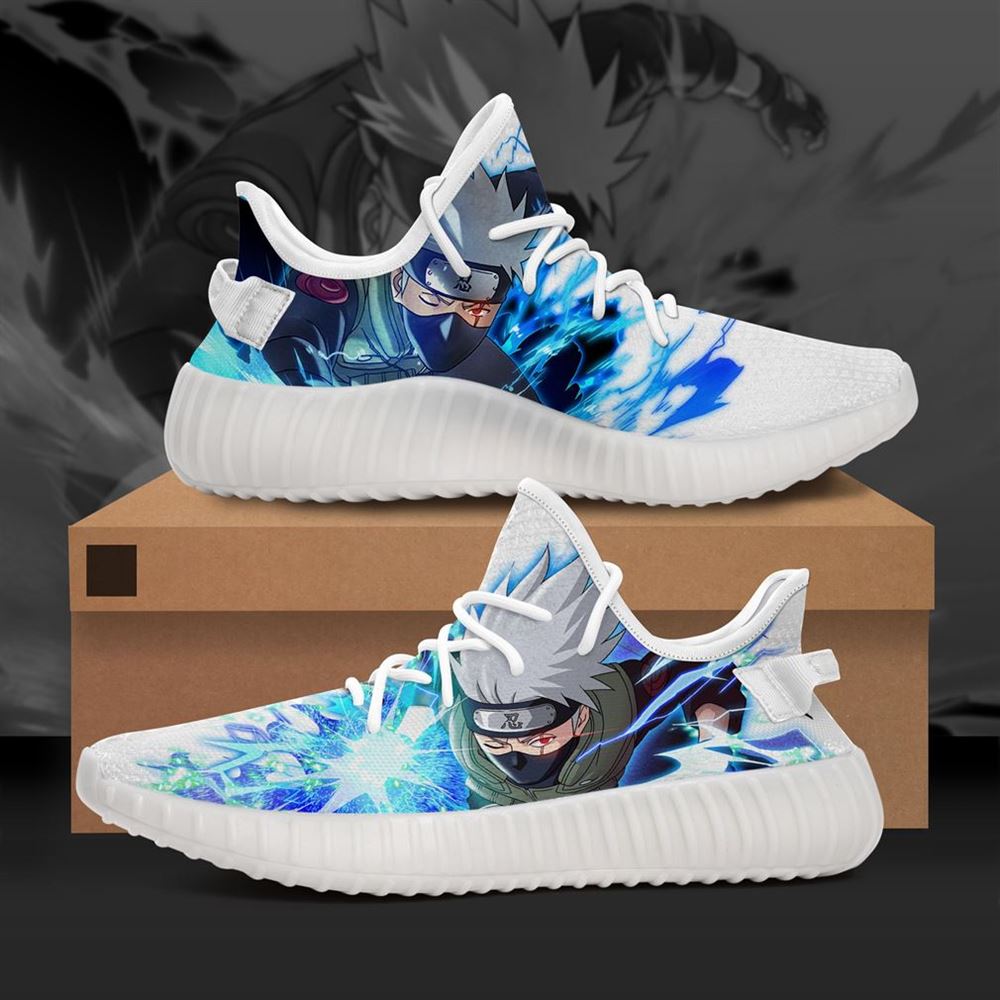 Kakashi Character Naruto Anime Yeezy Sneakers Shoes