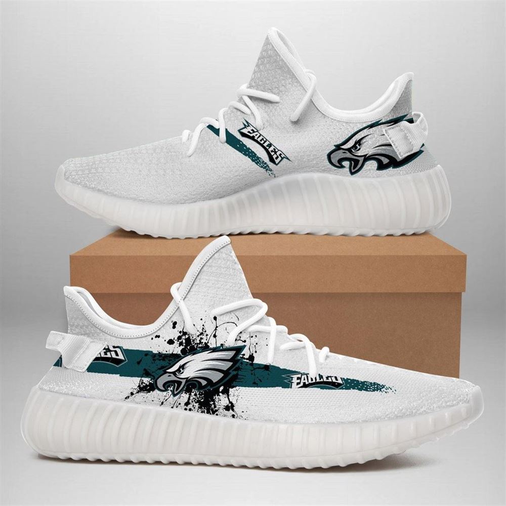 Philadelphia Eagles Nfl Sport Teams Runing Yeezy Sneakers Shoes