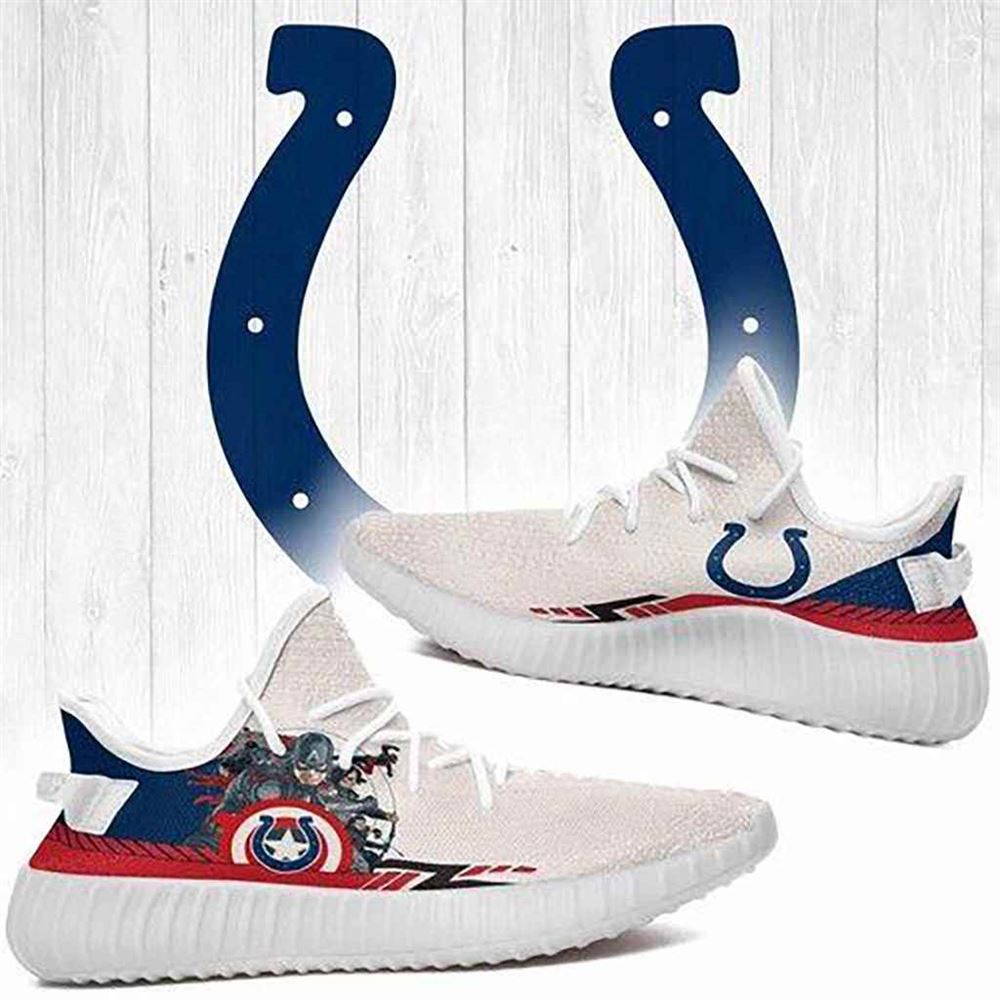 Superheroes Indianapolis Colts Nfl Yeezy Boost 350 V2 Shoes