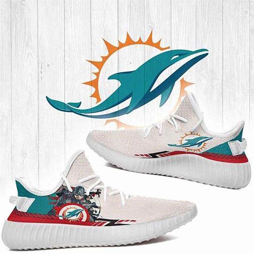 Superheroes Miami Dolphins Nfl Yeezy Boost 350 V2 Shoes