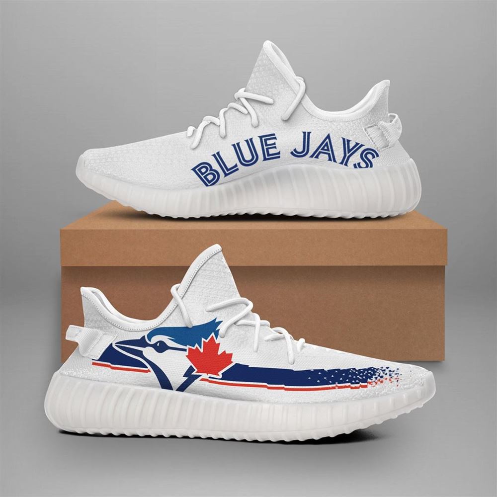 Toronto Blue Jays Mlb Teams Runing Yeezy Sneakers Shoes