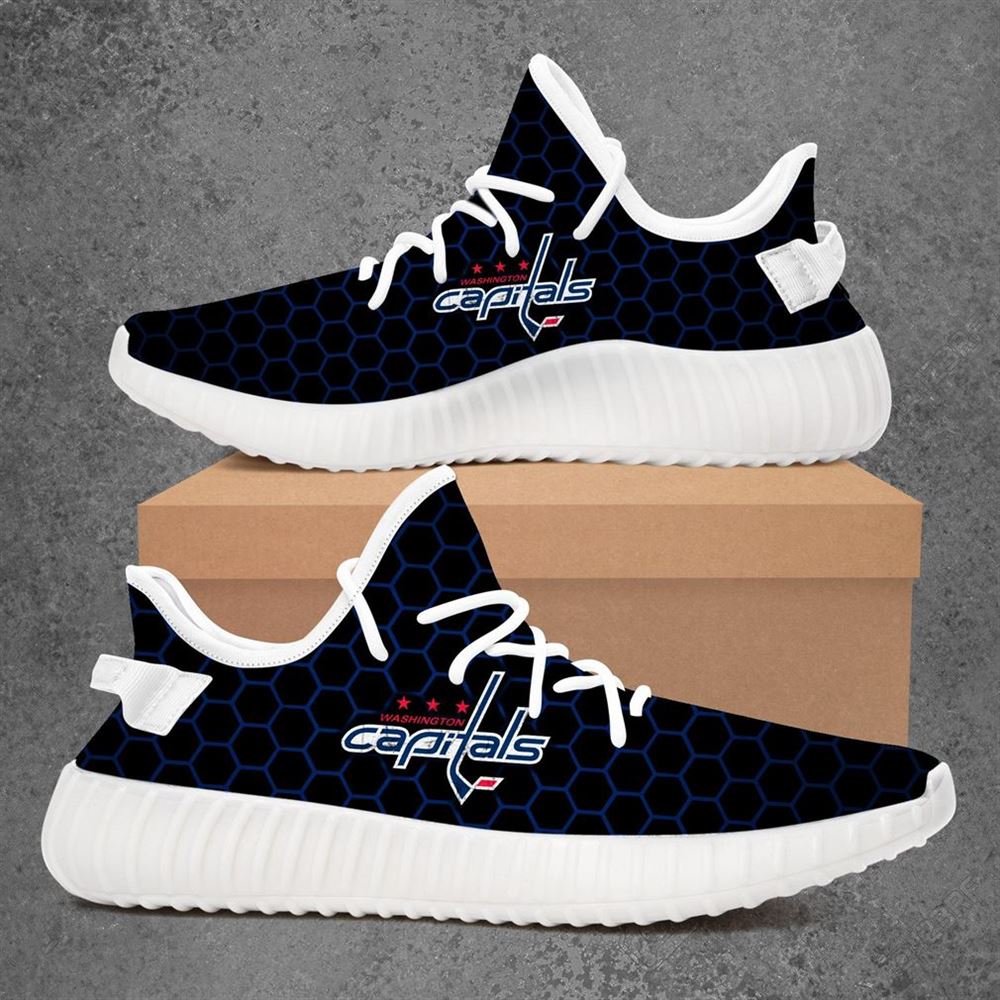 Washington Capitals Nhl Hockey Yeezy Sneakers Shoes