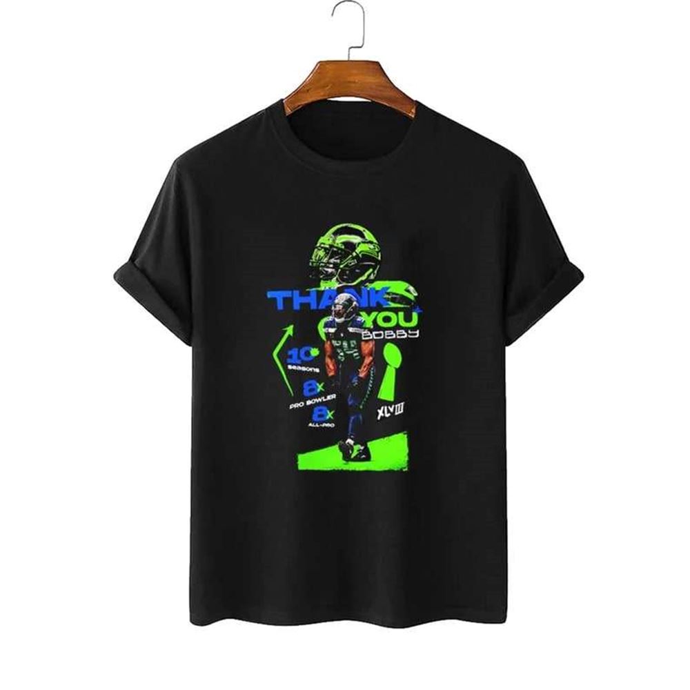 Bobby Wagner Russell Wilson Seattle Seahawks Thank You For The Memories 2012 2022 T-shirt