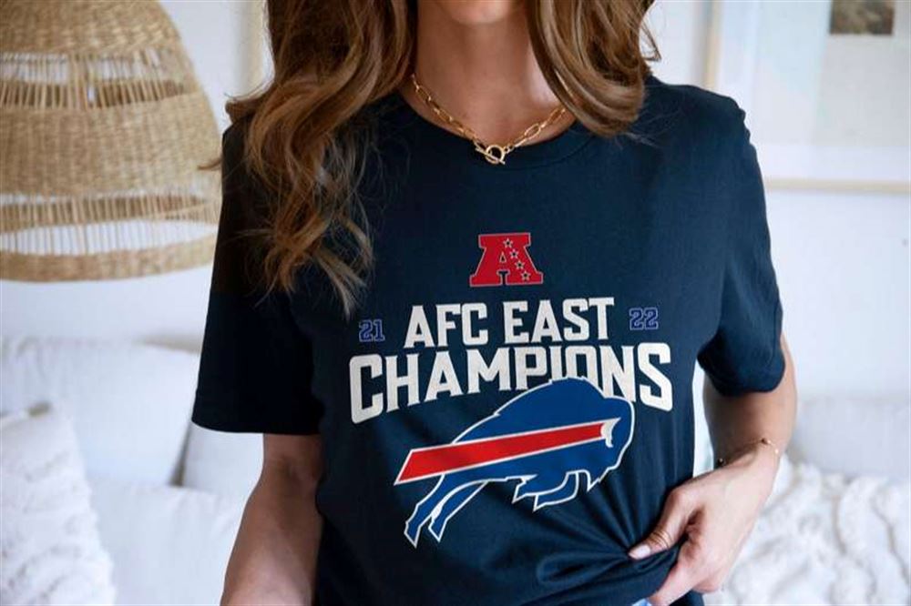 Buffalo Bills Champions 2021-2022 T Shirt Afc East Championship