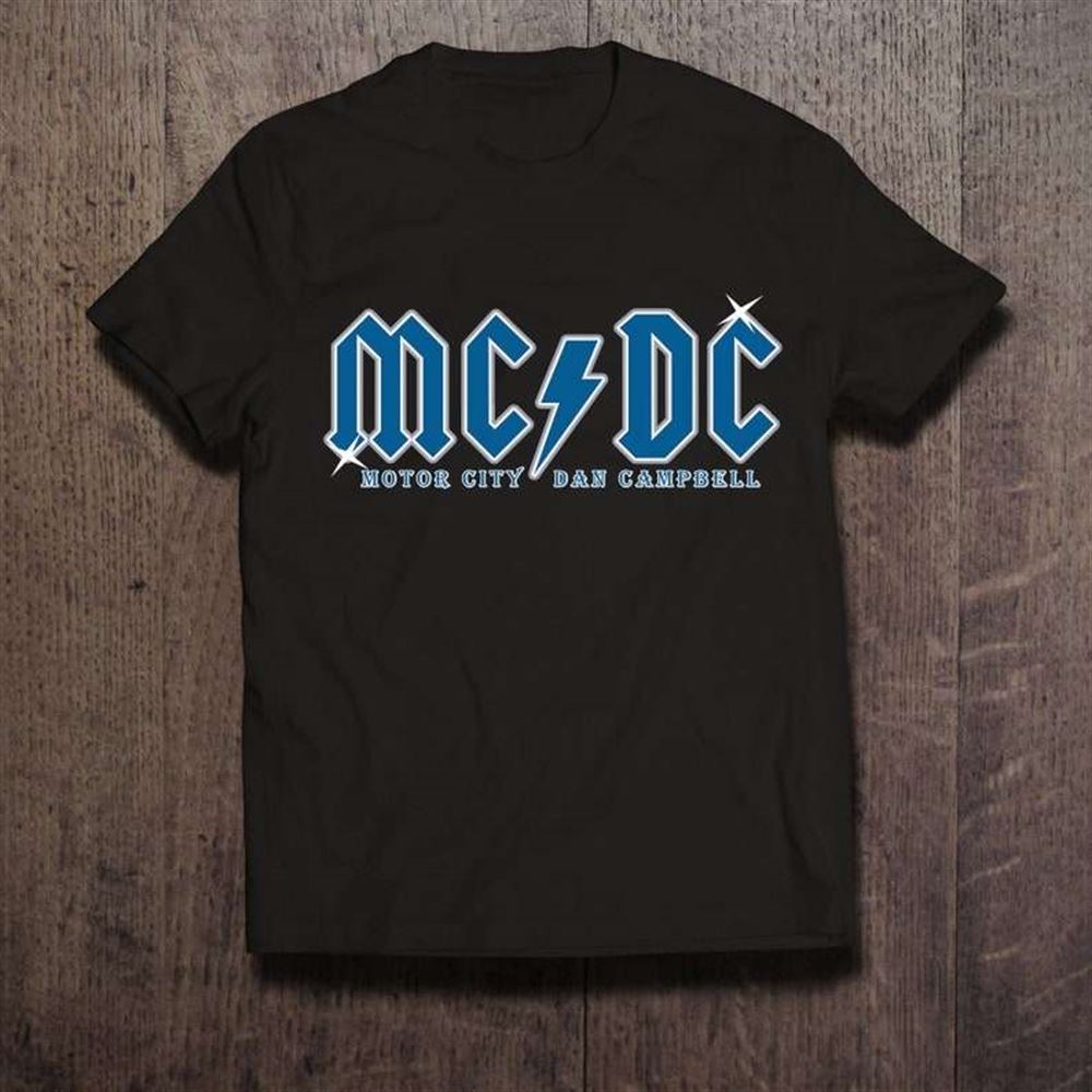 Detroit Lions Mcdc T Shirt Motor City Dan Campbell