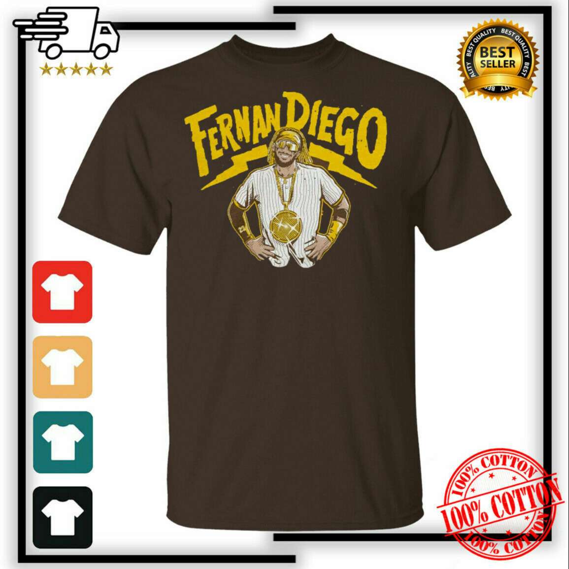 San Diego Padres Fernandiego 23 Fernando Tatis Jr Baseball 2021 T-shirt