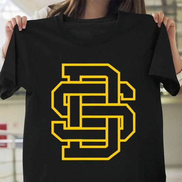 San Diego Sd Home Monogram Gameday Padre T Shirt Merch