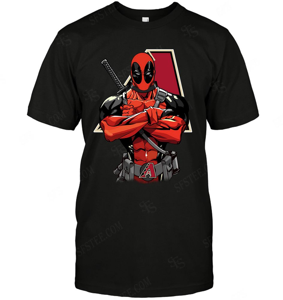 Mlb Arizona Diamondbacks Deadpool Dc Marvel Jersey Superhero Avenger Size Up To 5xl