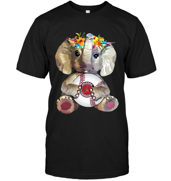 Mlb Arizona Diamondbacks Elephant Loves Arizona Diamondbacks Shirt Tank Top Size Up To 5xl