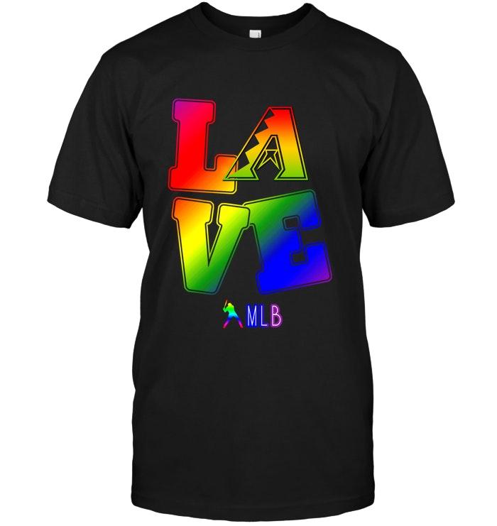 Mlb Arizona Diamondbacks Love Arizona Diamondbacks Lgbt Shirt Long Sleeve Size Up To 5xl