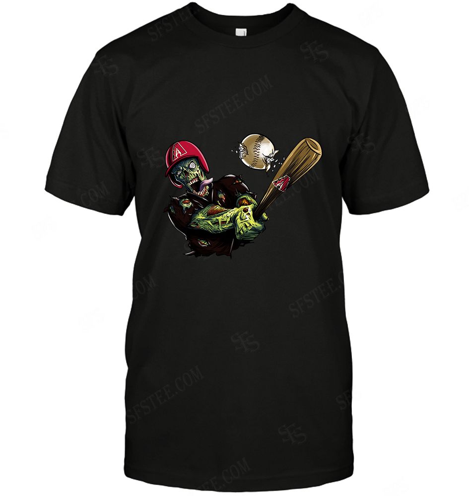 Mlb Arizona Diamondbacks Zombie Walking Dead Play Football Tshirt Size Up To 5xl