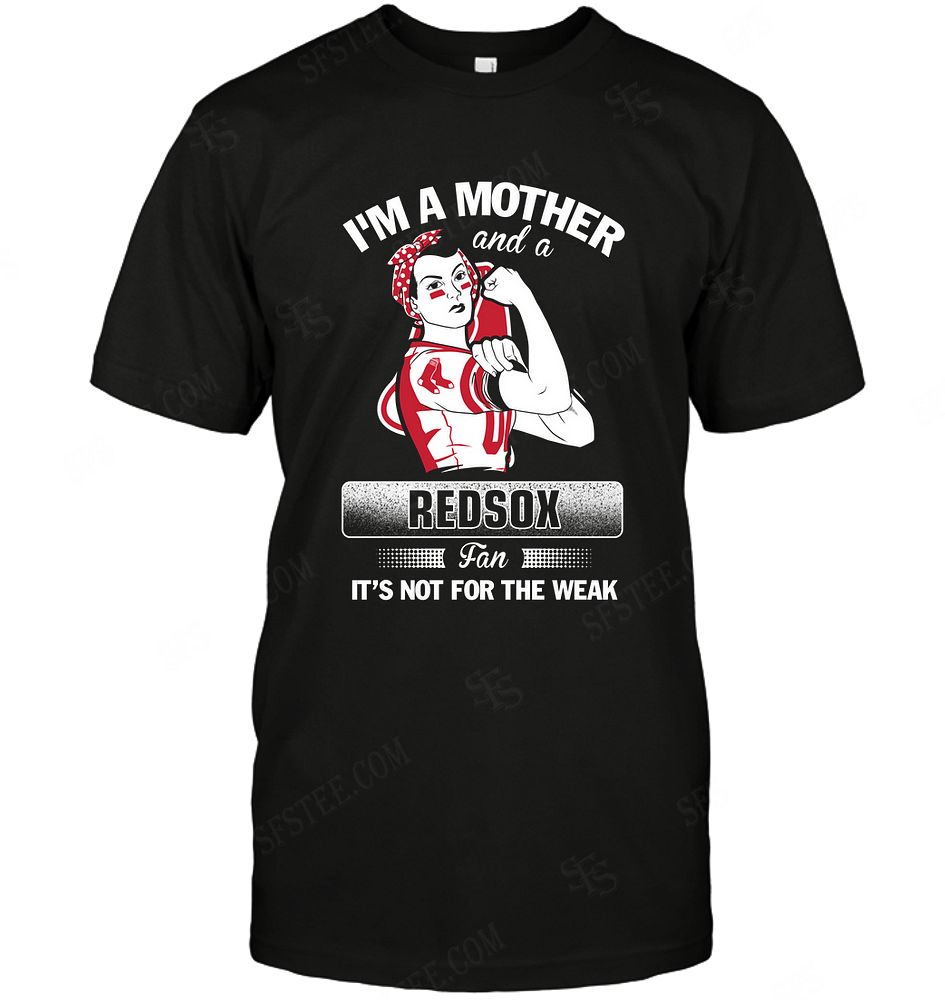 Mlb Boston Red Sox Im A Mother And A Football Fan Tshirt Size Up To 5xl