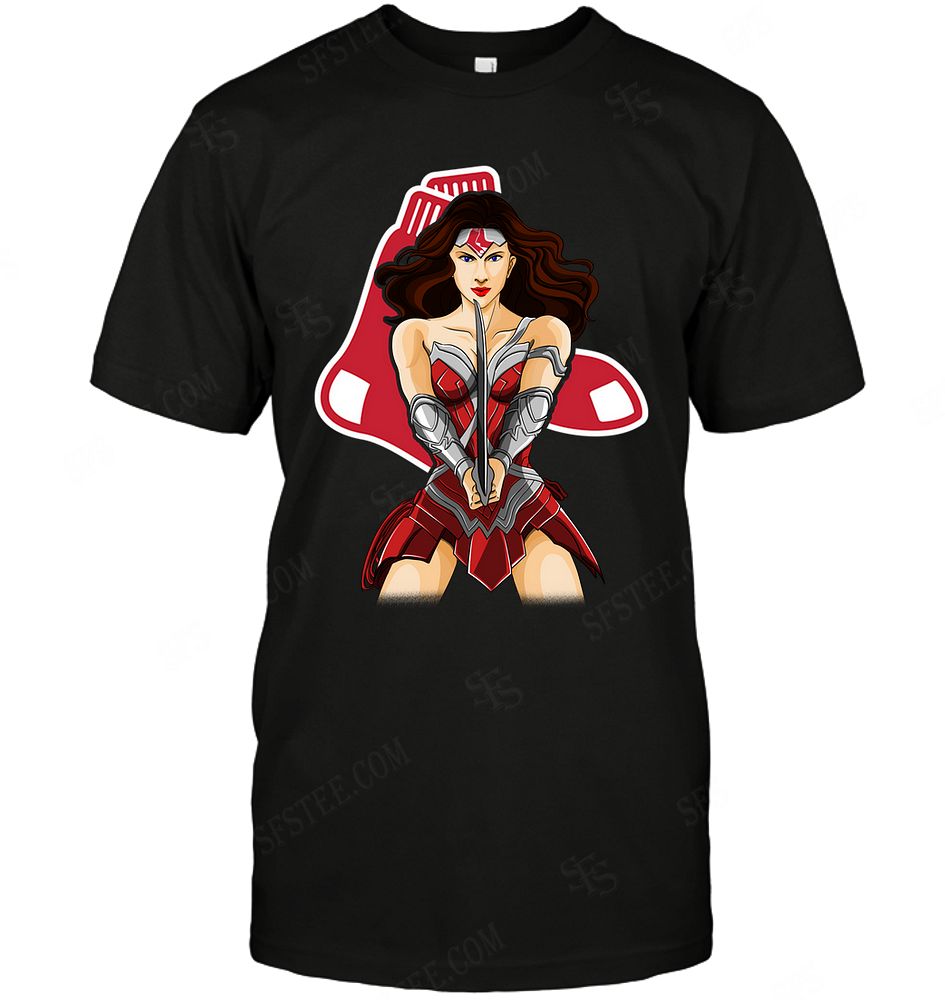 Mlb Boston Red Sox Wonderwoman Dc Marvel Jersey Superhero Avenger Shirt Plus Size Up To 5xl