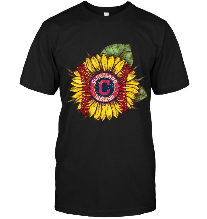 Mlb Cleveland Indians Sunflower Cleveland Indians Fan Shirt Size Up To 5xl